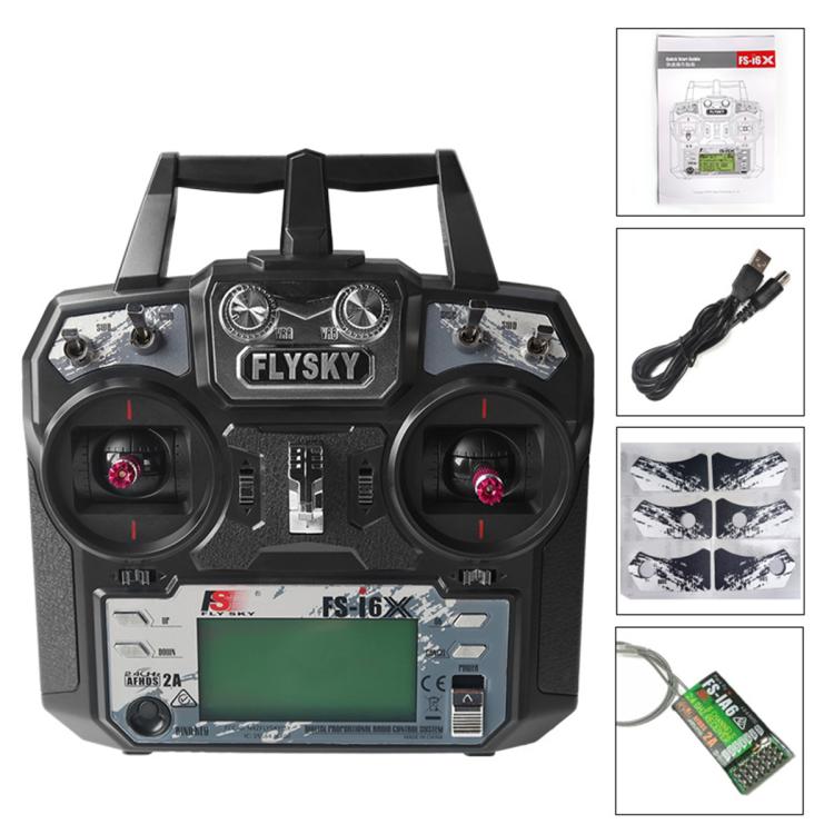 FlySky FS-I6X 10-Channel Transmitter Drone Remote Control, I6X+IA6B Left, I6X+IA6B Right, I6X+IA10B Left, I6X+IA10B Right, I6X Left Model 2 No Receiver, I6X Right Model 1 No Receiver, I6X + IA6 Left, I6X + IA6 Right, I6X+A8S Left, I6X+A8S Right