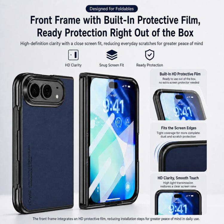 i.Crystal Lambskin Integrated Film Phone Case, For iPhone Duo