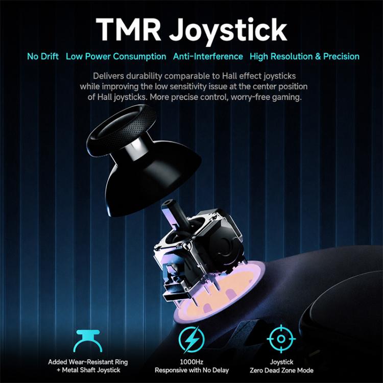 8BitDo TMR Joystick Dual Trigger Tri-Mode Wireless Gaming Controller