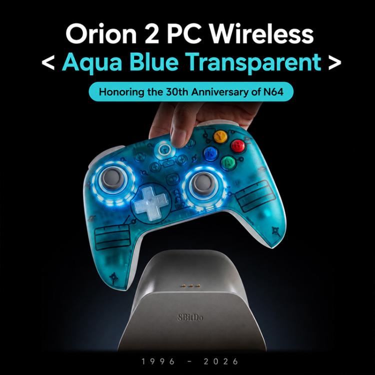 8BitDo TMR Joystick Dual Trigger Tri-Mode Wireless Gaming Controller