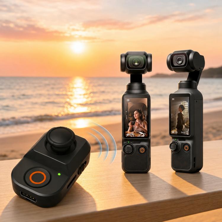 Xasurg Wireless Bluetooth Remote for DJI Osmo Pocket 4P / 4 / 3 – 15m Control
