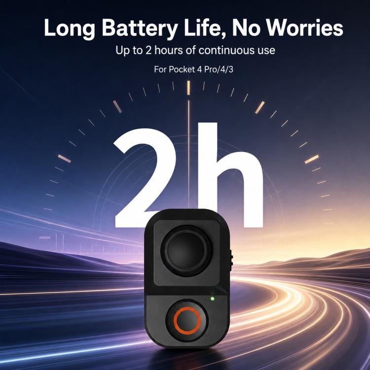 Xasurg Wireless Bluetooth Remote for DJI Osmo Pocket 4P / 4 / 3 – 15m Control