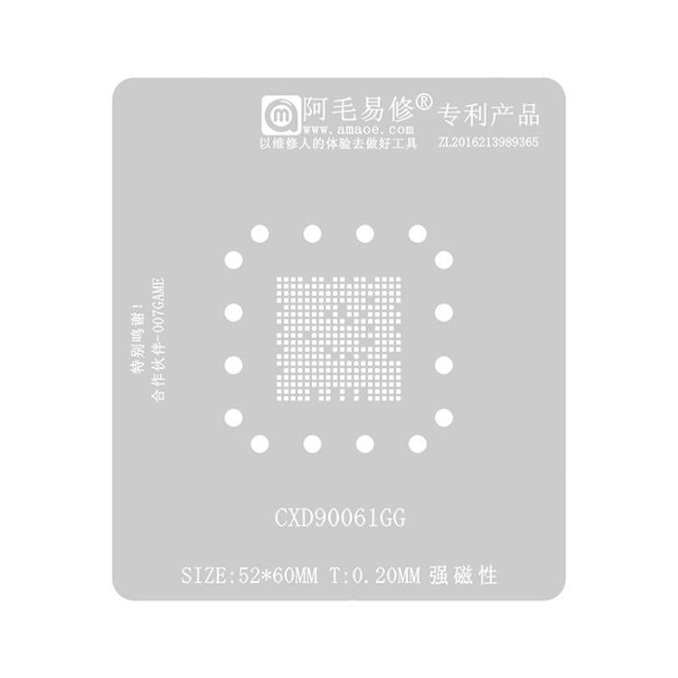 AMAOE Soldering Tool, CXD90060GG Positioning Plate, CXD90060GG Stencil, CXD90060GG Tin Plant, CXD90061GG Tin Plant, CXD90061GG Tin Planting Platform, CXD90061GG Planting Tin Network, CXD90062GG Positioning Plate, CXD90062GG Tin Planting Platform       ...