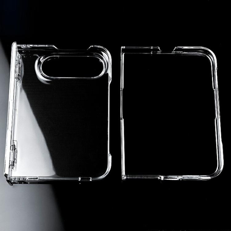 Clear Central Axis PC Phone Case, For iPhone Duo