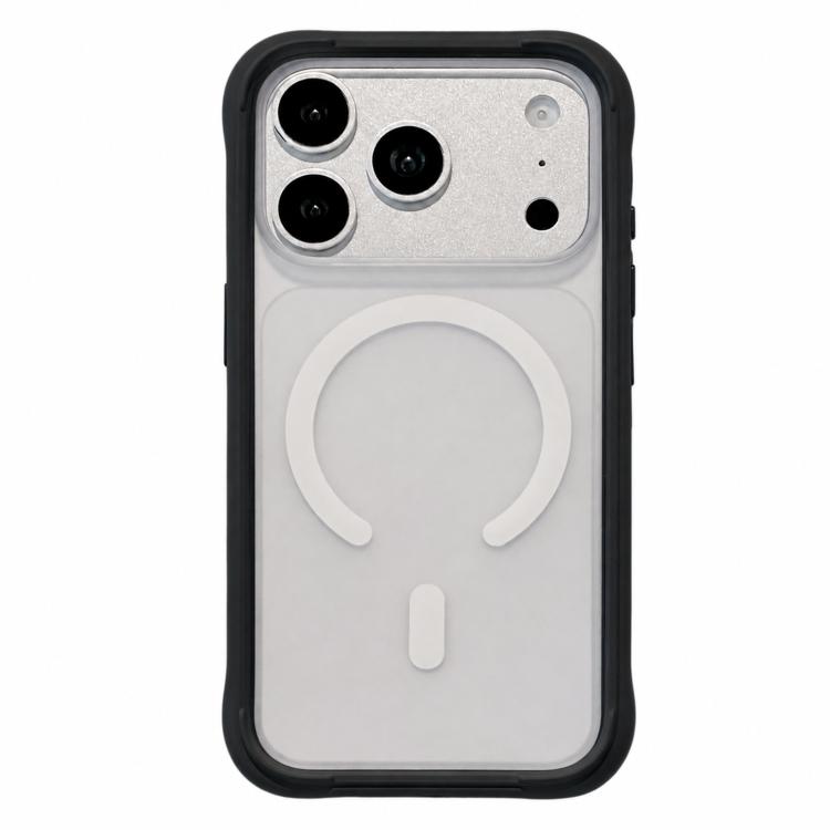Silicone Frame Bumper Magnetic Frosted Back Panel Phone Case, For iPhone 17 Pro, For iPhone 17, For iPhone 16 Pro Max, For iPhone 16 Pro