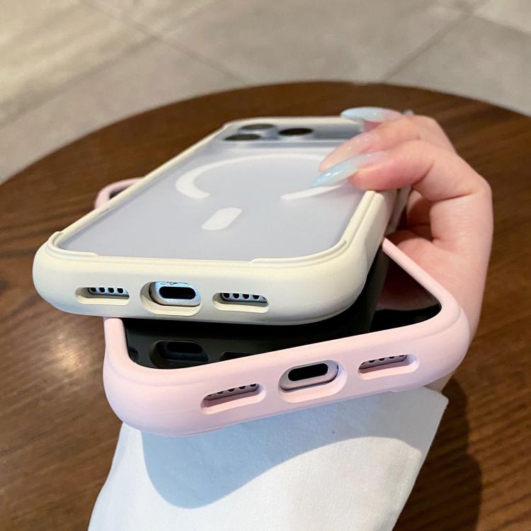 Silicone Frame Bumper Magnetic Frosted Back Panel Phone Case, For iPhone 18, For iPhone 18 Pro, For iPhone 18 Pro Max, For iPhone 17 Pro Max