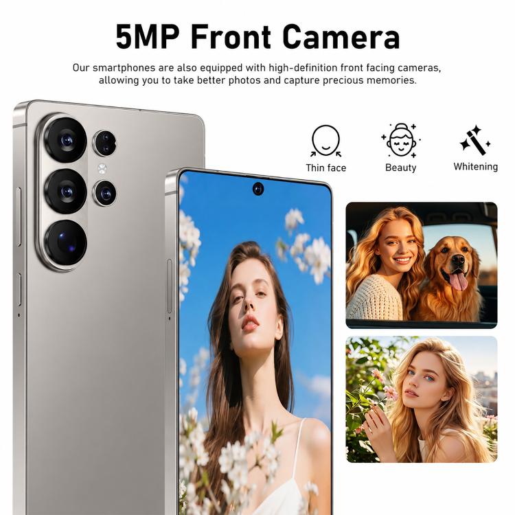 S26 Ultra, 3GB+64GB, 6.6 inch Android 12 MTK6739 Quad Core, Network: 4G, Dual SIM, EU Plug, US Plug, UK Plug, AU Plug