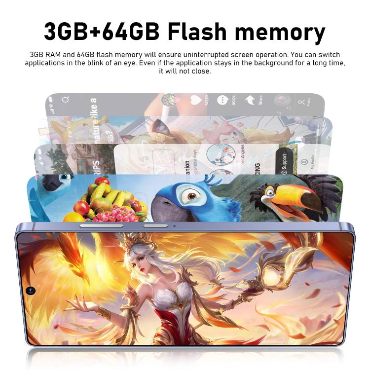 S26 Ultra, 3GB+64GB, 6.6 inch Android 12 MTK6739 Quad Core, Network: 4G, Dual SIM, EU Plug, US Plug, UK Plug, AU Plug