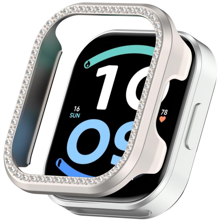 xDfind Single Row Diamond Hollow PC Watch Case, For Redmi Watch 6 Active