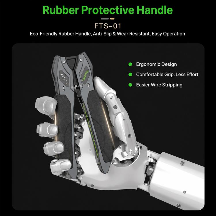 FTS-01 Optical Fiber Drop Cable Stripper for 2-3mm Butterfly Drop Cable Fiber Optic Cable Stripping Tool