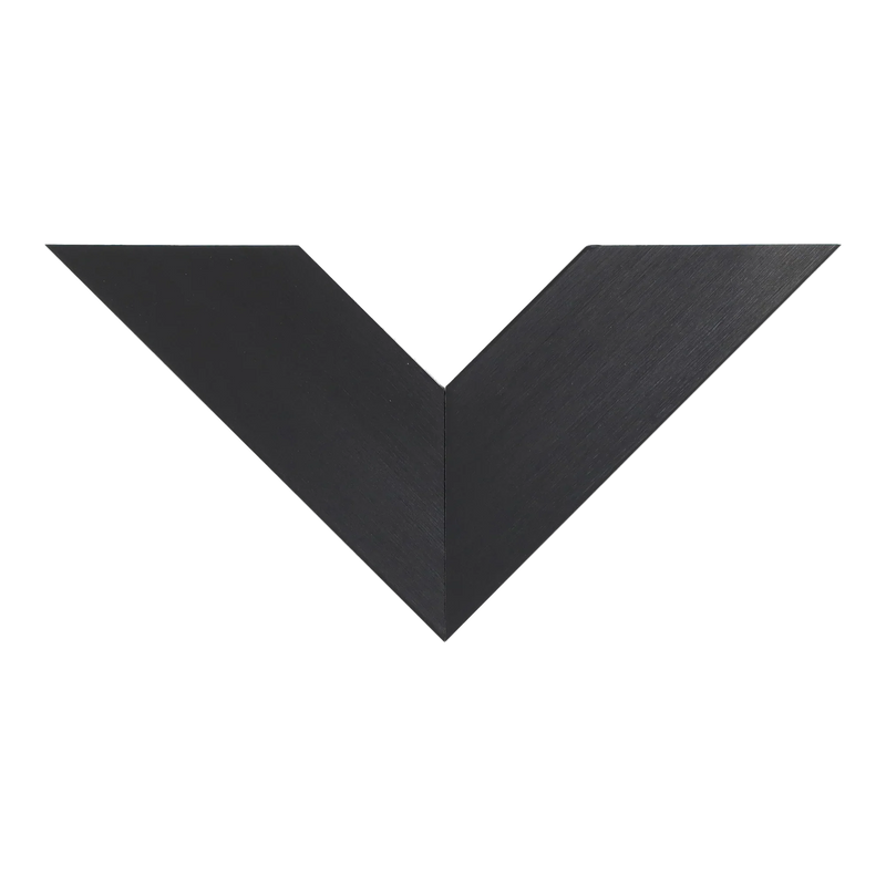 Edge Brushed Black Picture Frame, 15x19"
