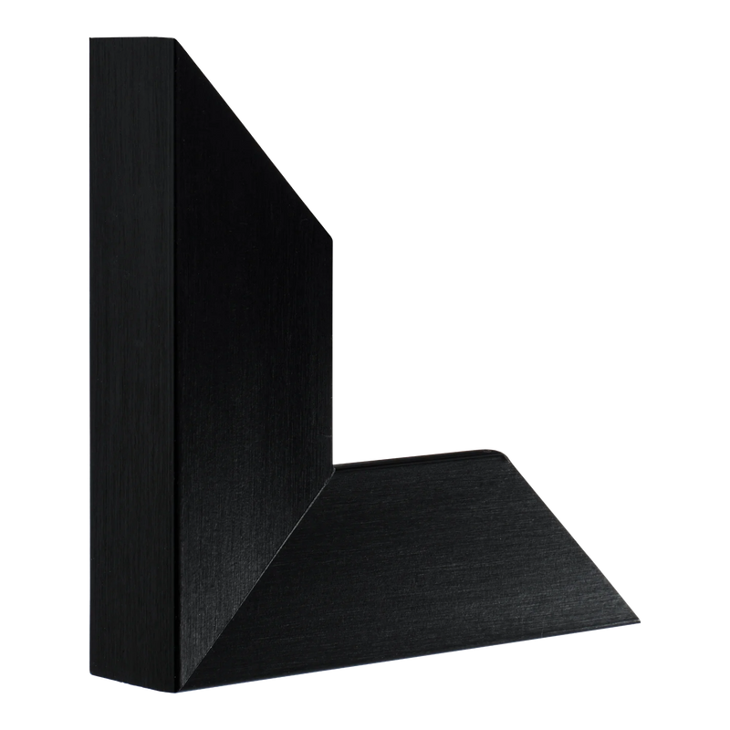 Edge Brushed Black Picture Frame, 10.5x24.3"
