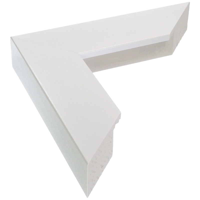 Edge Brushed white Picture Frame, 12x18"