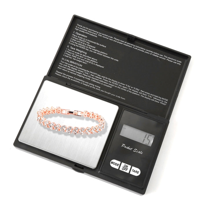 MH-8015 Portable High Precision Electronic Diamond Gold Jewelry Scale  (0.01g~200g), Excluding Batteries, MH-8015 200g