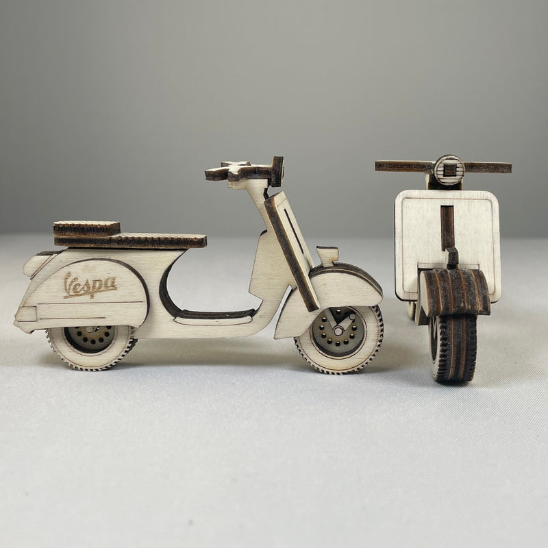 Retro Scooter Bauble - Handmade Ornament