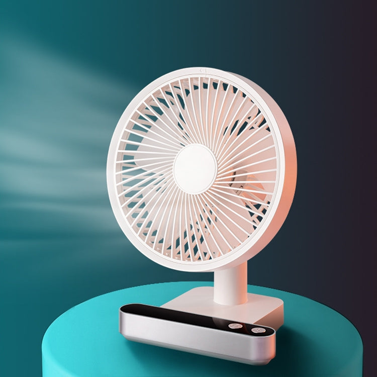 F702 Automatic Shaking Desktop Electric Fan with LED Display