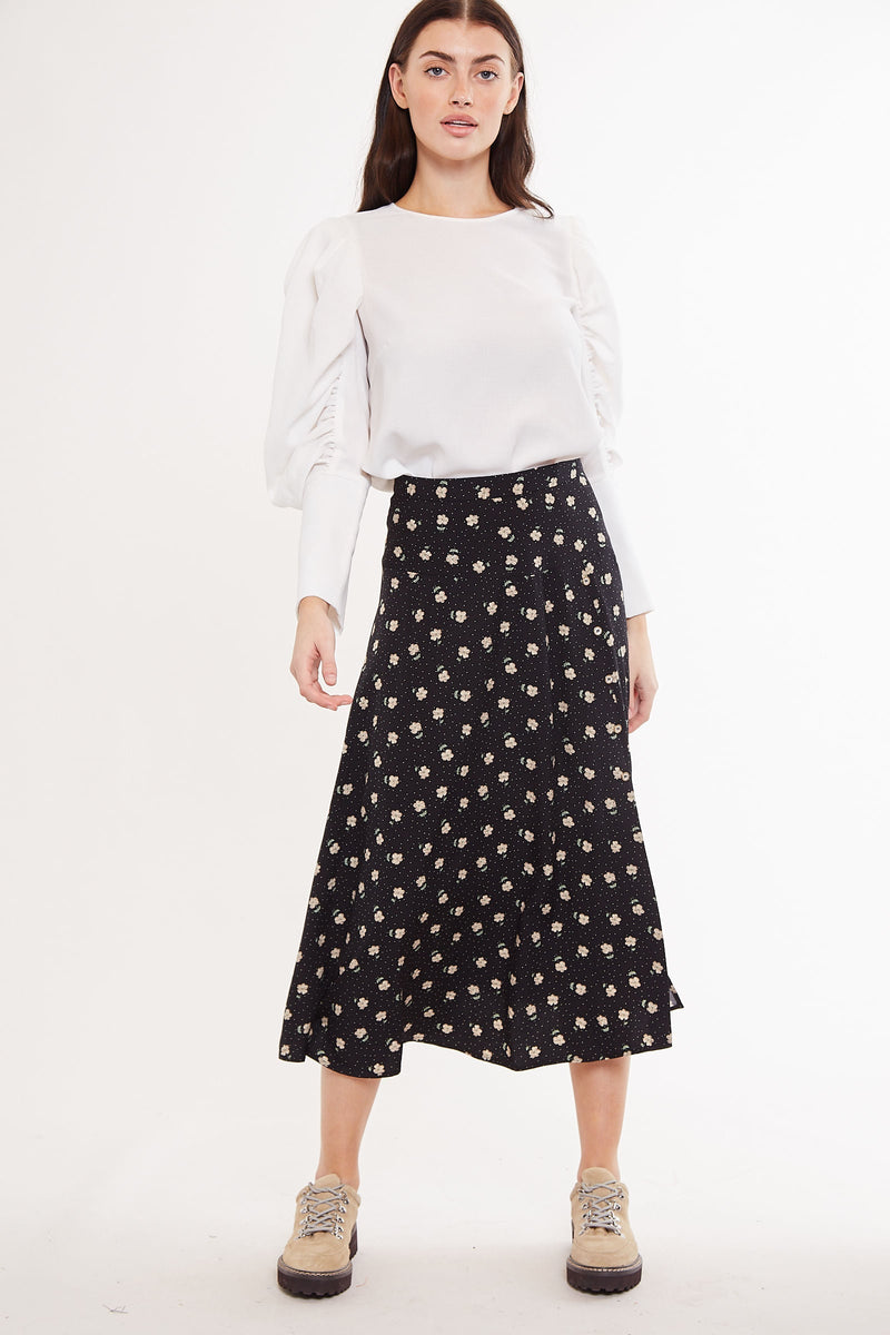 Louche Elif Statement Long Sleeve Blouse