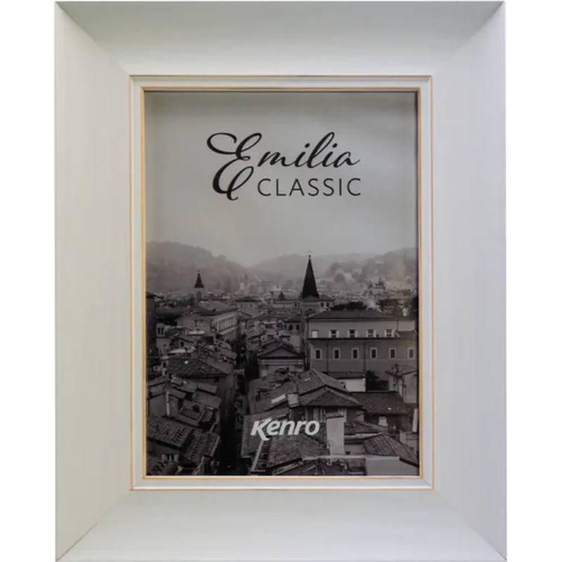 Kenro Emilia Classic 10x8 Photo Frame - White