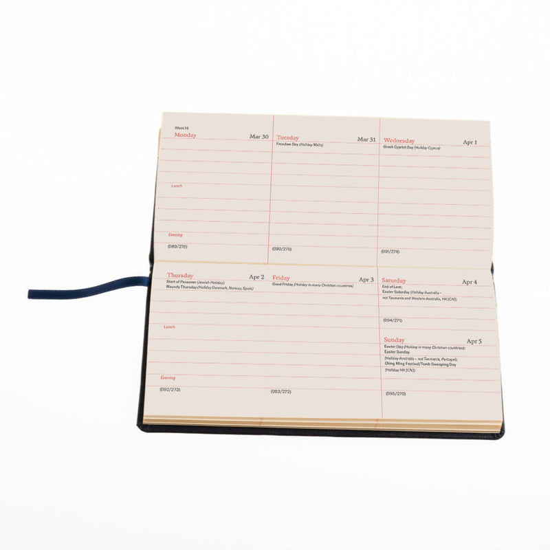 2026 Pocket Diary - Week-to-View Planner - Blue