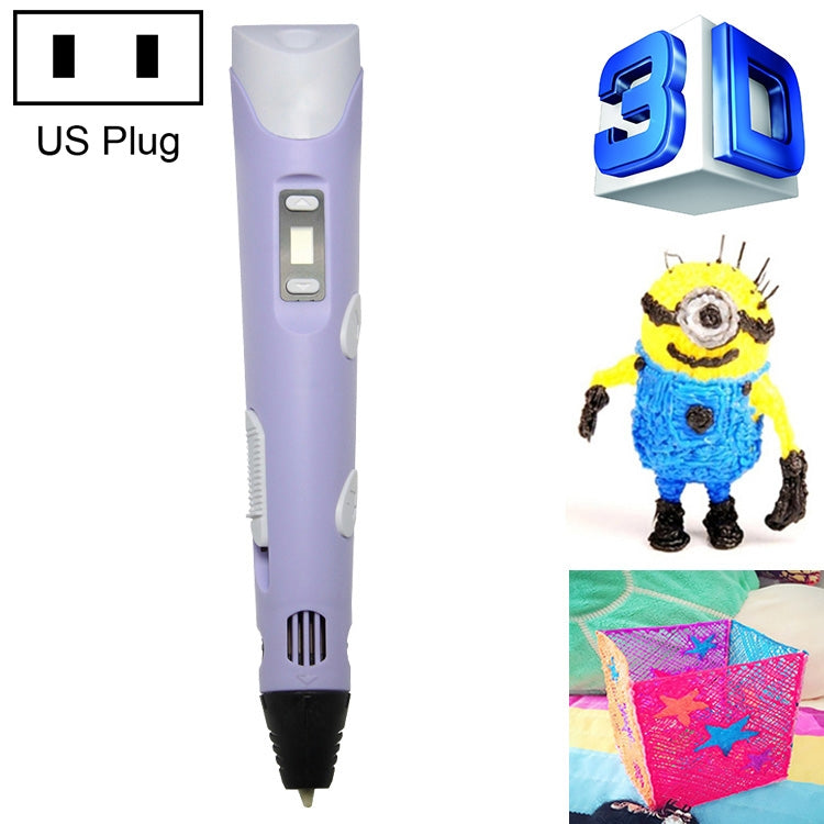 Hand-held 3D Printing Pen, US Plug, US Plug