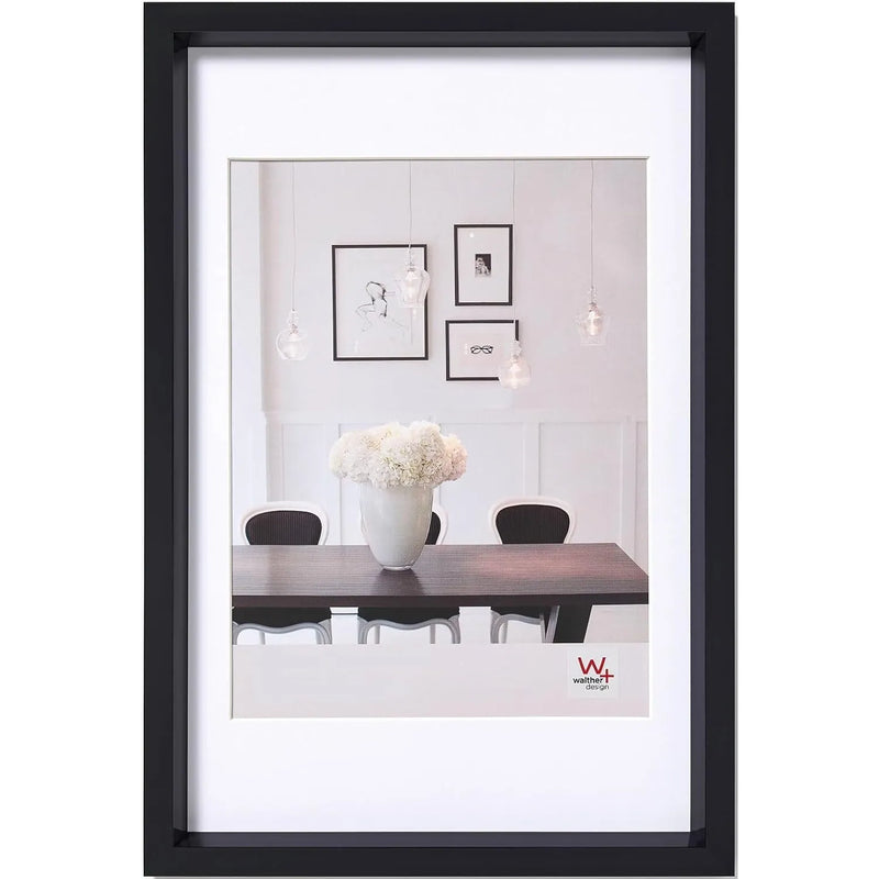 Walther Steel Style Photo Frame Black 18x12 Inch