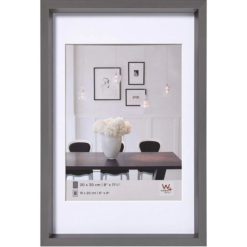 Walther Steel Style Photo Frame Steel 18x12 Inch