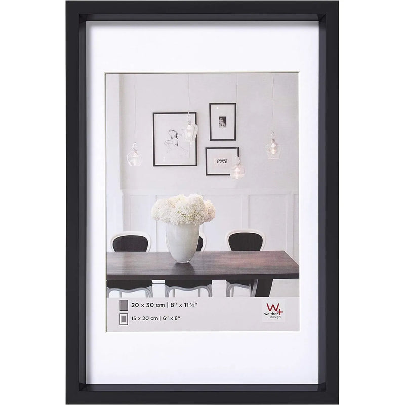 Walther Steel Style Photo Frame Black 20x16 Inch