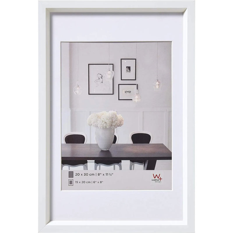 Walther Steel Style Photo Frame White 28x20 Inch