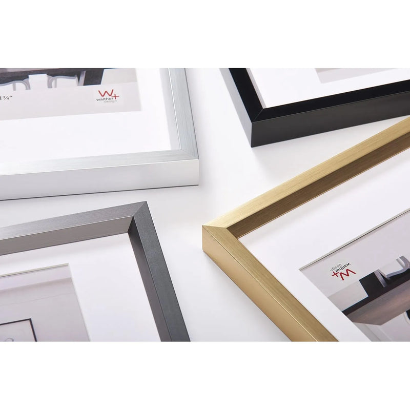 Walther Steel Style Photo Frame Silver A4
