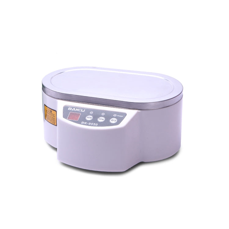 BAKU BK-9050 30W / 50W Adjustable 0.6L LCD Display Ultrasonic Cleaner, AC 220V, BK-9050 30W / 50W 0.6L 220V Green, BK-9050 30W / 50W 0.6L 220V White