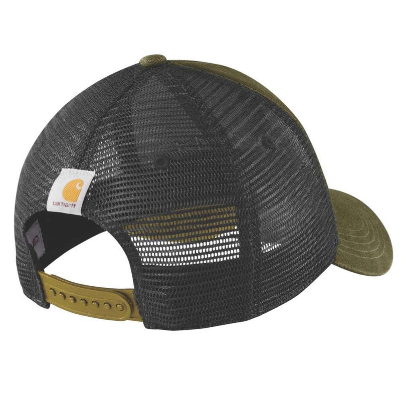 Carhartt 101195 Canvas Mesh Back Logo Graphic Cap