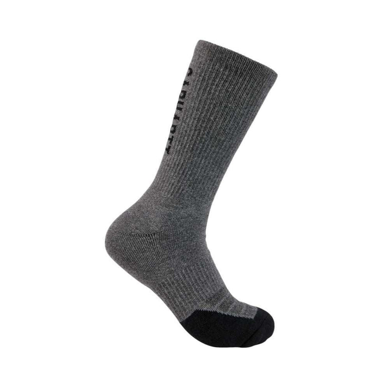 Carhartt SC9913M FORCE Midweight Logo Crew Sock 3 Pack