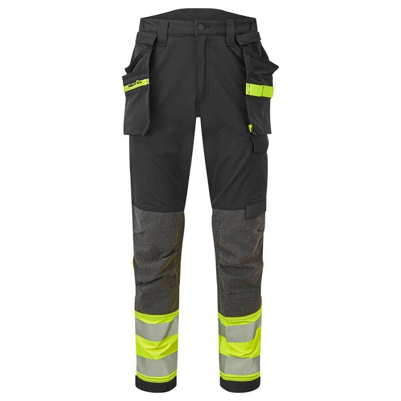 Portwest EV442 EV4 Hi-Vis Stretch Detachable Holster Class 1 Trousers