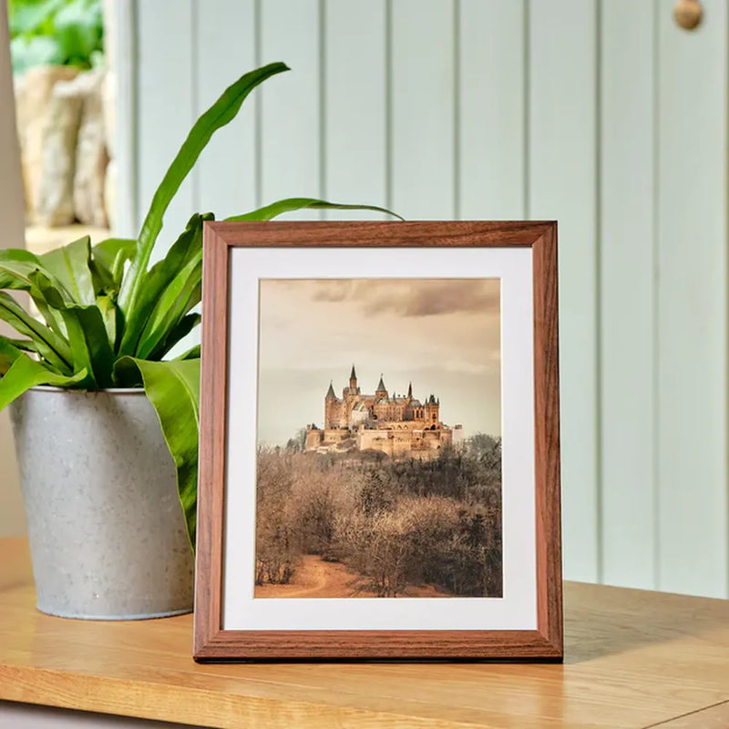 Kenro Envoy Classic Photo Frame 7×5" with 6×4" Mat - Brown