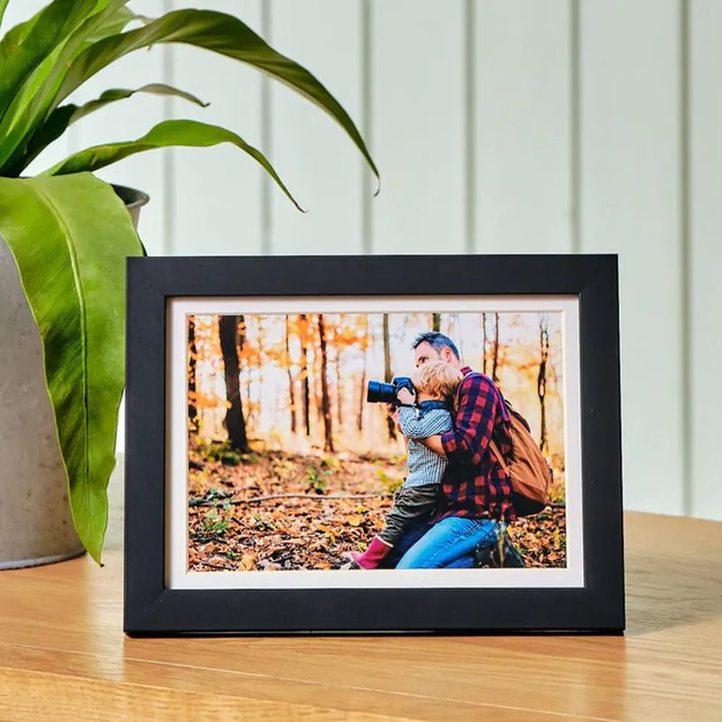Kenro Envoy Classic Photo Frame 10x8" with 8x6" Mat - Black