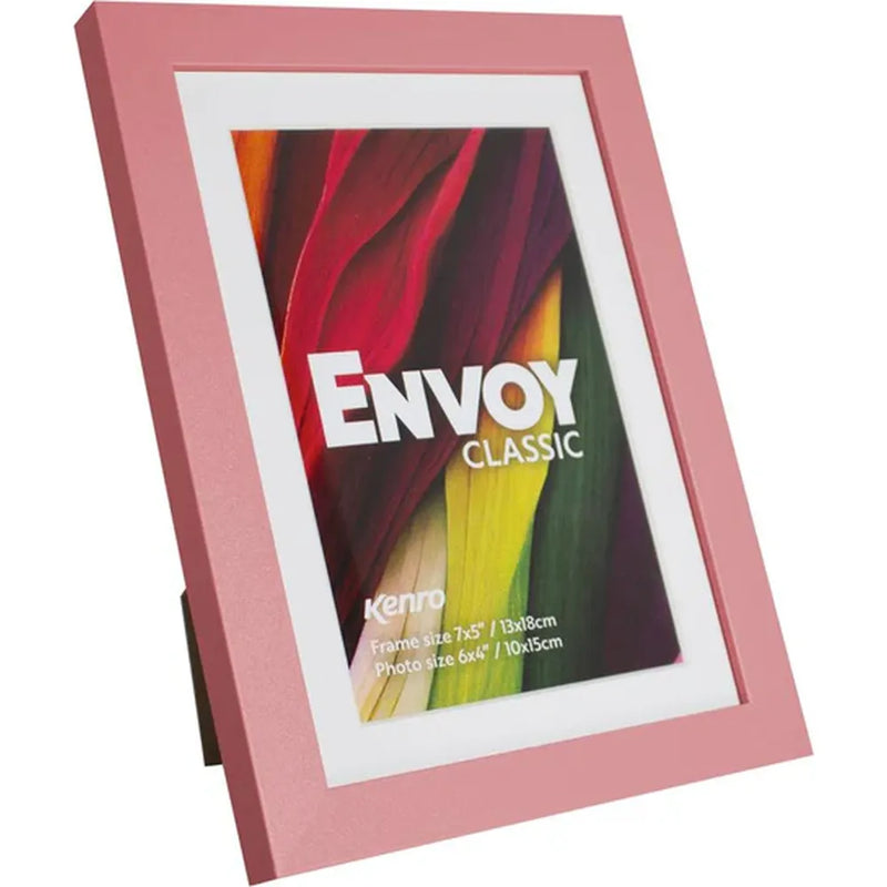 Kenro Envoy Classic Photo Frame 10x8" with 8x6" Mat - Pink
