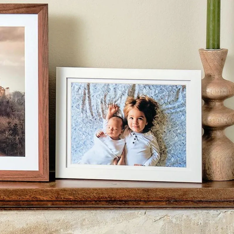 Kenro Envoy Classic Photo Frame 10x8" with 8x6" Mat - White