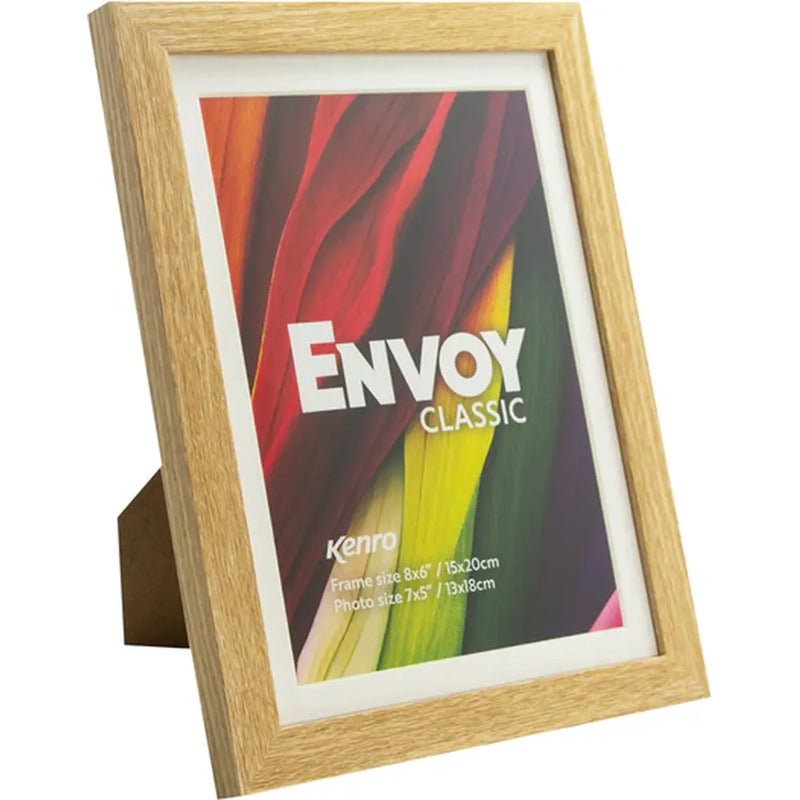 Kenro Envoy Classic Photo Frame 14x11" with 12x8" Mat - Natural