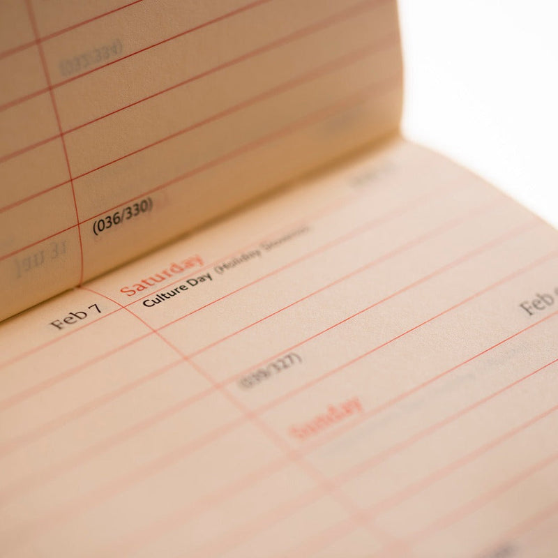 2026 Wallet Diary - Week-to-View Planner - Blue