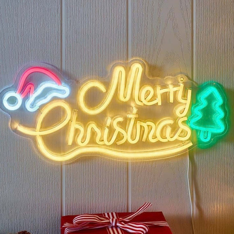 Merry Christmas Neon Sign