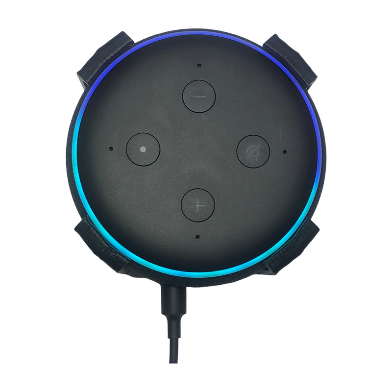 Echo Dot 3rd Generation Wall Mount Holder Bracket 4 Clasp
