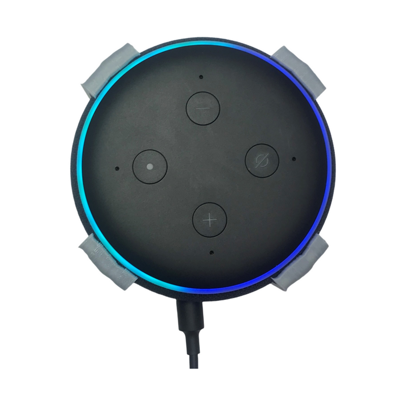 Echo Dot 3rd Generation Wall Mount Holder Bracket 4 Clasp