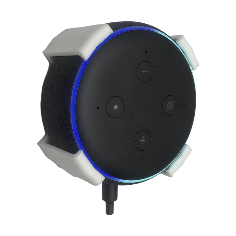 Echo Dot 3rd Generation Wall Mount Holder Bracket 4 Clasp
