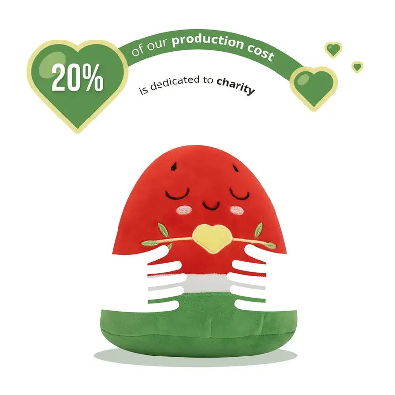 Nūr Watermelon Plushie | Islamic Toys for Kids (30cm)