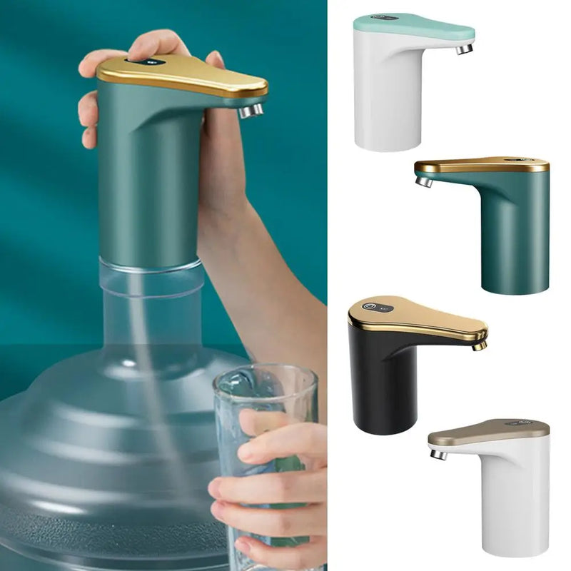 Electric Drinking Water Dispenser - Universal USB Rechargeable Pump for Home, Kitchen & Office Bottled Water
