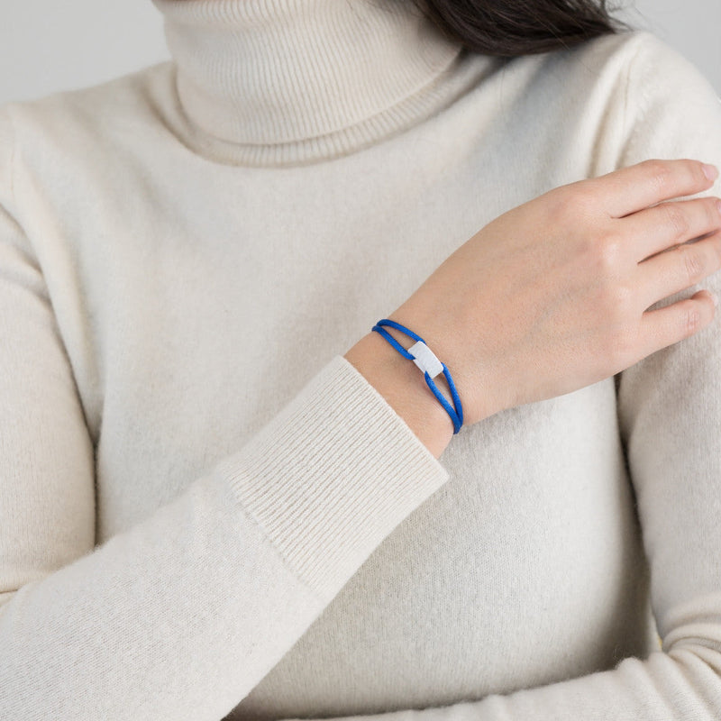 Snow Regent Cord Bracelet