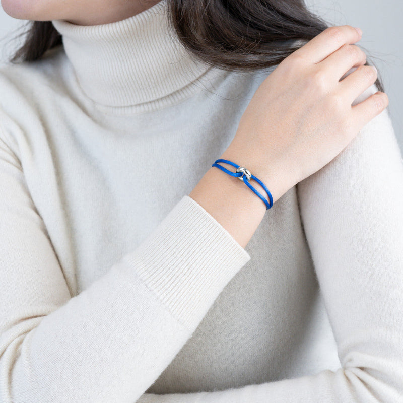 Silver Soho Cord Bracelet