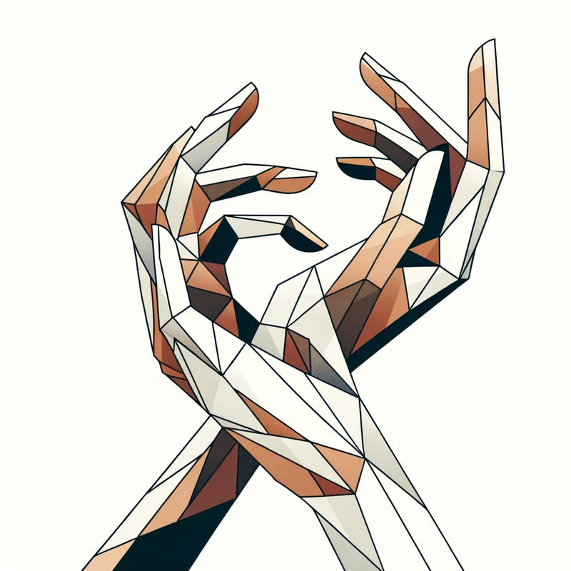 Elegant Gestures Canvas