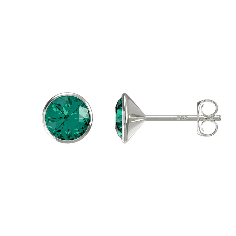 Emerald Stud Earrings