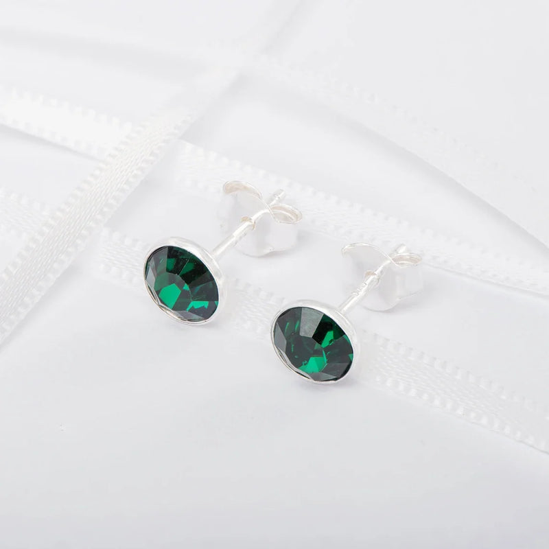 Emerald Stud Earrings